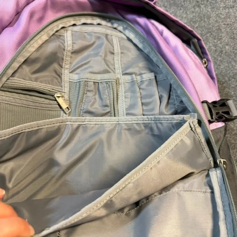 Samsonite purple backpack school laptop